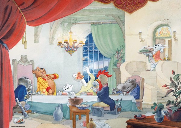 PuzzelMan (456) - Marten Toonder: "A table" - 1000 piezas