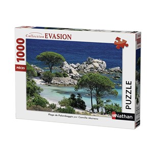 Nathan (87459) - "Corsica, Palombaggia Beach" - 1000 piezas
