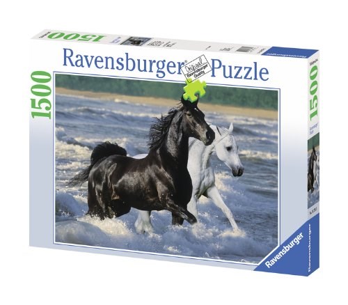 Ravensburger (16276) - "Horses on the Beach" - 1500 piezas