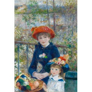 Grafika (00164) - Pierre-Auguste Renoir: "The Two Sisters, On the Terrace, 1881" - 12 piezas