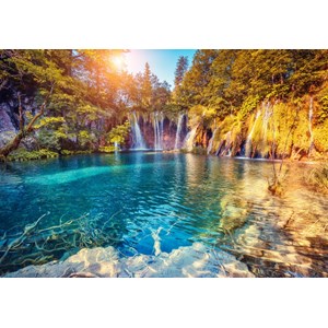 Grafika Kids (01188) - "Plitvice Lakes National Park, Croatia" - 100 piezas