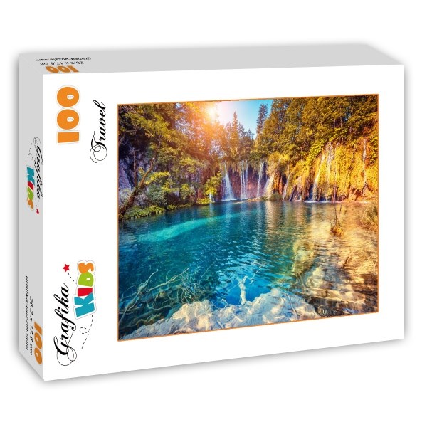 Grafika Kids (01188) - "Plitvice Lakes National Park, Croatia" - 100 piezas