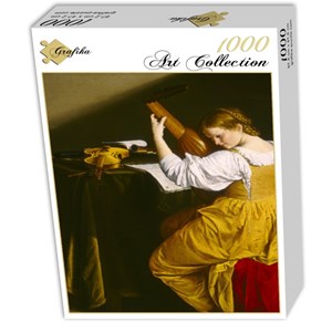 Grafika (01781) - Orazio Gentileschi: "The Lute Player, 1612-1620" - 1000 piezas