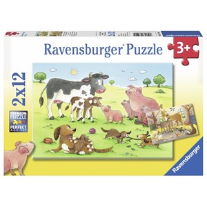 Ravensburger (07590) - "Animal's Children" - 12 piezas
