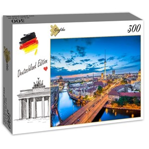 Grafika (02506) - "Deutschland Edition, Berlin Skyline In Twilight" - 300 piezas
