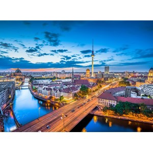 Grafika (02506) - "Deutschland Edition, Berlin Skyline In Twilight" - 300 piezas