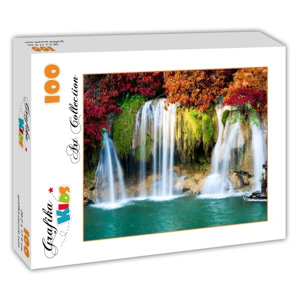 Grafika Kids (00985) - "Waterfall in Forest" - 100 piezas