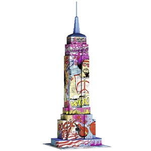 Ravensburger (12599) - "Empire State Building Pop Art" - 216 piezas