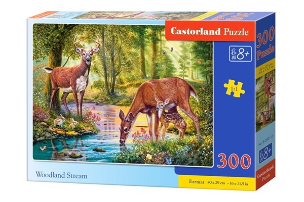 Castorland (B-030132) - "Woodland Stream" - 300 piezas