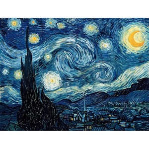 Puzzle Michele Wilson (A848-80) - Vincent van Gogh: "Starry Night" - 80 piezas