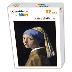 Grafika Kids (00149) - Johannes Vermeer: "The Girl with a Pearl Earring, 1665" - 12 piezas