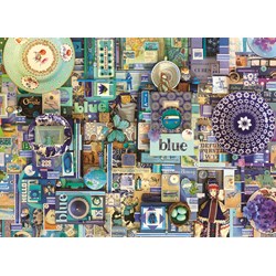 Cobble Hill (51865) - Shelley Davies: "Blue" - 1000 piezas