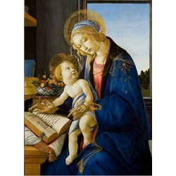 Grafika Kids (00696) - Sandro Botticelli: "The Madonna of the Book, 1480" - 300 piezas