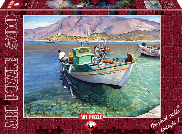 Art Puzzle (4186) - "Boat, Panormitis" - 500 piezas