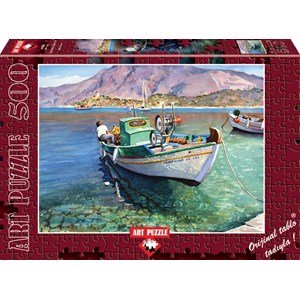 Art Puzzle (4186) - "Boat, Panormitis" - 500 piezas