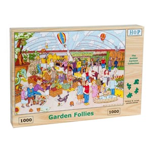The House of Puzzles (3855) - "Garden Follies" - 1000 piezas