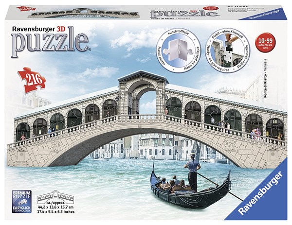 Ravensburger (12518) - "Rialto Bridge" - 216 piezas