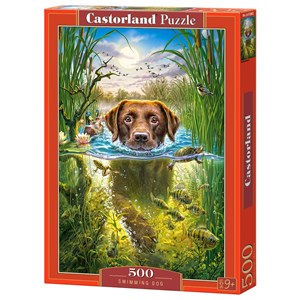 Castorland (B-52882) - "Swimming Dog" - 500 piezas