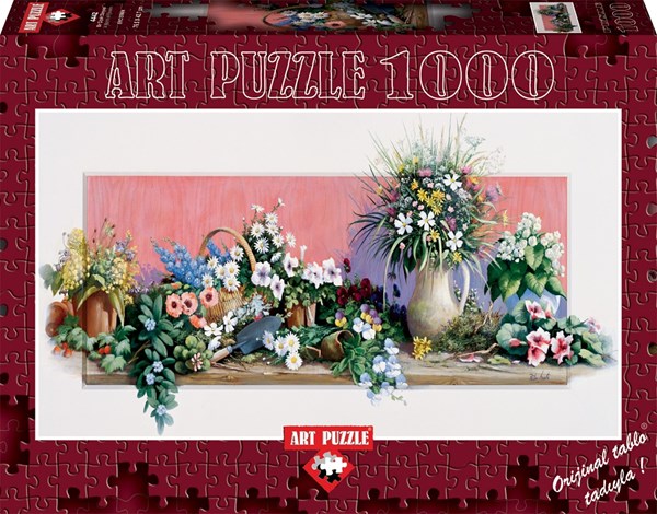 Art Puzzle (4442) - "A World of Flowers" - 1000 piezas