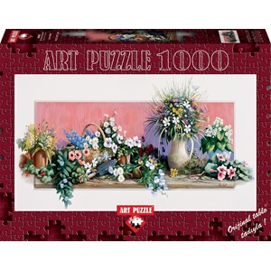 Art Puzzle (4442) - "A World of Flowers" - 1000 piezas