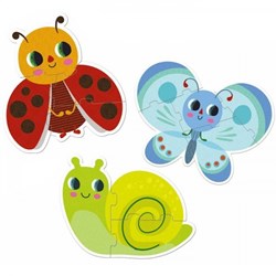 Djeco (07141) - "In the Garden" - 3 4 5 piezas