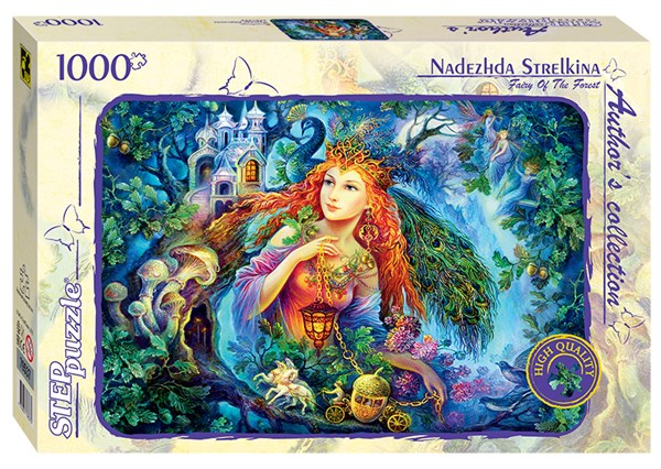Step Puzzle (79537) - Nadezhda Strelkina: "Fairy of the Forest" - 1000 piezas