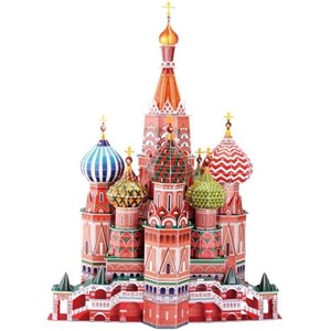 Cubic Fun (MC093H) - Fredric Church: "Saint Basil the Blessed Cathedral of Moscow" - 214 piezas
