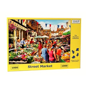 The House of Puzzles (4265) - "Street Market" - 1000 piezas