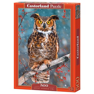 Castorland (B-52387) - "Great Horned Owl" - 500 piezas