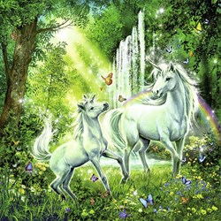 Ravensburger (09291) - "Beautiful Unicorns" - 49 piezas