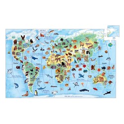 Djeco (07420) - "Animals of the World" - 100 piezas
