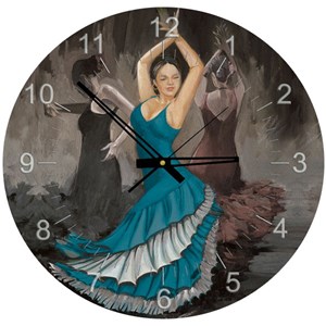 Art Puzzle (4139) - "Flamenco + Clock" - 570 piezas