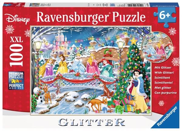 Ravensburger (10794) - "The Princesses Celebrate Christmas" - 100 piezas