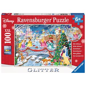 Ravensburger (10794) - "The Princesses Celebrate Christmas" - 100 piezas