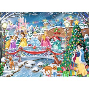 Ravensburger (10794) - "The Princesses Celebrate Christmas" - 100 piezas