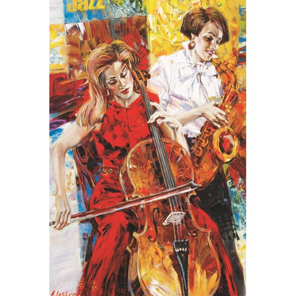 Gold Puzzle (61093) - "Jazz" - 1500 piezas