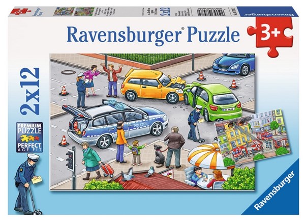 Ravensburger (07578) - "Police Action" - 12 piezas