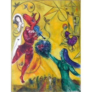 Puzzle Michele Wilson (W64-12) - Marc Chagall: "The Dance" - 12 piezas