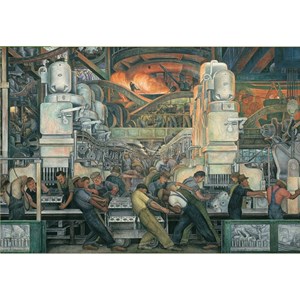 Pomegranate (AA421) - Diego Rivera: "Detroit Industry" - 1000 piezas