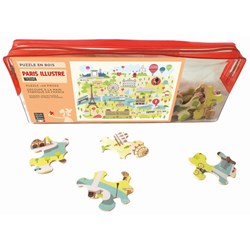 Puzzle Michele Wilson (W305-24) - "Magda, Illustrated Paris" - 24 piezas