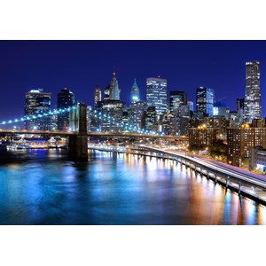 Grafika Kids (00333) - "New York by Night" - 100 piezas