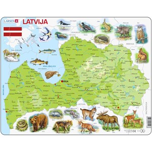 Larsen (K46-LE) - "Latvia - LE" - 48 piezas