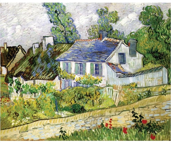 Puzzle Michele Wilson (A218-500) - Vincent van Gogh: "House in Auvers" - 500 piezas