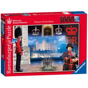 Ravensburger (19581) - "Historic Royal Palaces, The Tower of London" - 1000 piezas
