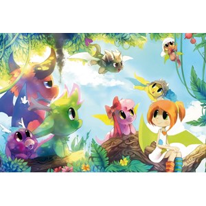 Schmidt Spiele (56114) - "7 1/2 dragons" - 48 piezas