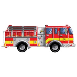 Melissa and Doug (436) - "Giant Fire Truck" - 24 piezas