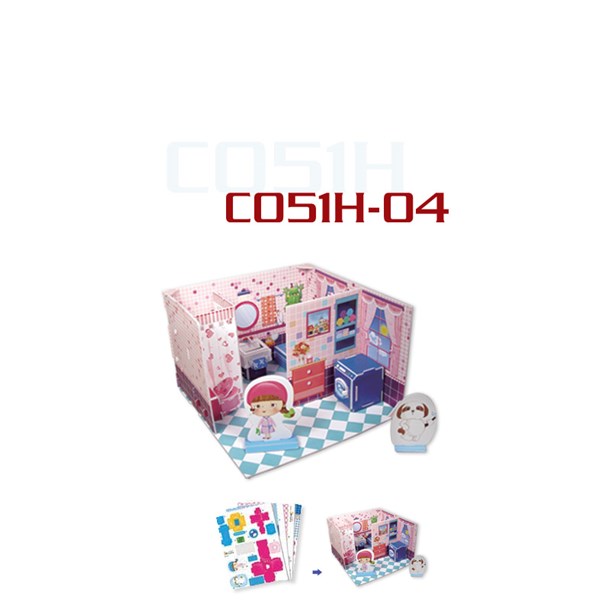 Cubic Fun (C051-04H) - "Honey Room, Bathroom" - 41 piezas