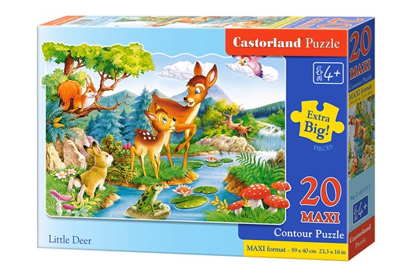 Castorland (C-02177) - "Little Deer" - 20 piezas