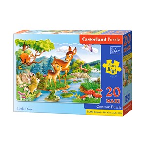 Castorland (C-02177) - "Little Deer" - 20 piezas