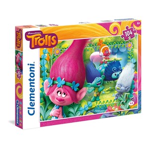 Clementoni (27961) - "Trolls" - 104 piezas